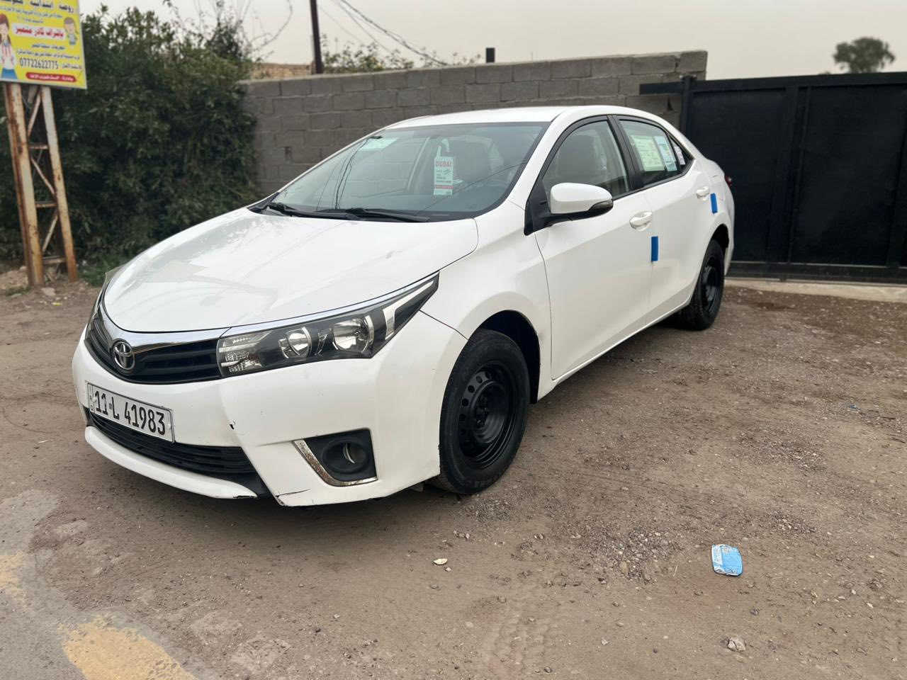 سلام عليكم من رخصت الادمن المحترم 
كورلا خليجي مديل ١٥ للبيع 
سياره مكينه ممفتوح كير 
صدر جديد تخم تاير 
تبريد ثلج سيارة جاهزه 
تحويل مباشر سونر موجود 
بيها شخوط مكان صبغ 
مكان سياره بغداد شعب 
السعر ١٣٣ وبي مجال 
***********
