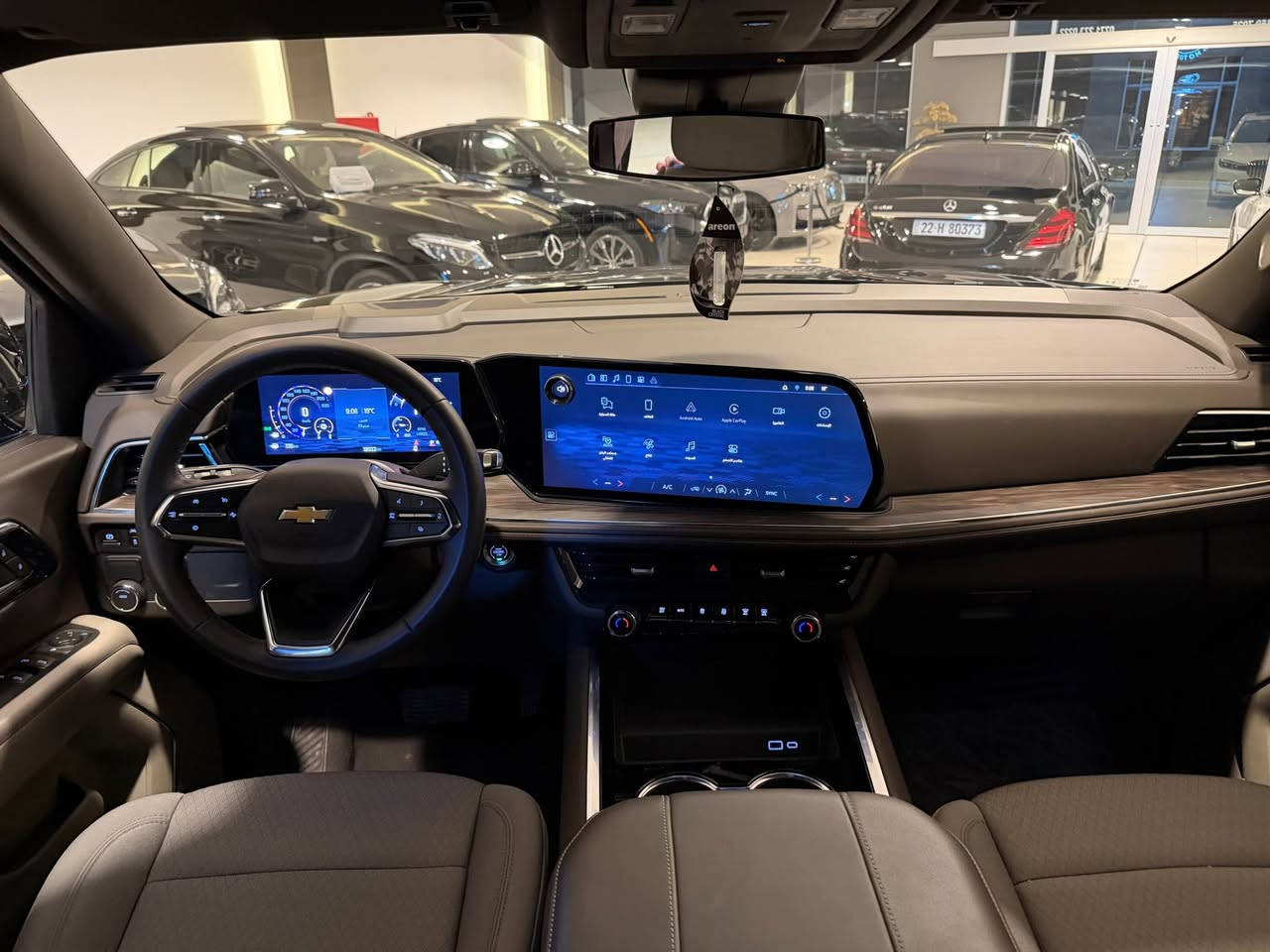 السلام عليكم

للبيع فقط

تاهو موديل 2025 ماشية 17 الف كيلو خليجي ضمان وكالة المنصور بصمتين شركة وياها

مواصفات (5 كامرات ورادار وتحديد مسار ونقطة عمياء وبصمات وتشغيل عن بعد و3 قطع تبريد وحساسات وبعد مواصفات)

🚨السيارة مكفولة كفاله عامه من الدعاميه للدعامية

گير ومكينه بشرط

🚨رقم وفحص وهزه كله جديد 

السعر : 585$ ورقة

العنوان: السليمانية المعارض الجديدة(الجاف موتورز)

للأستفسار:*********** كاوه جمال السليمانية, العراق
