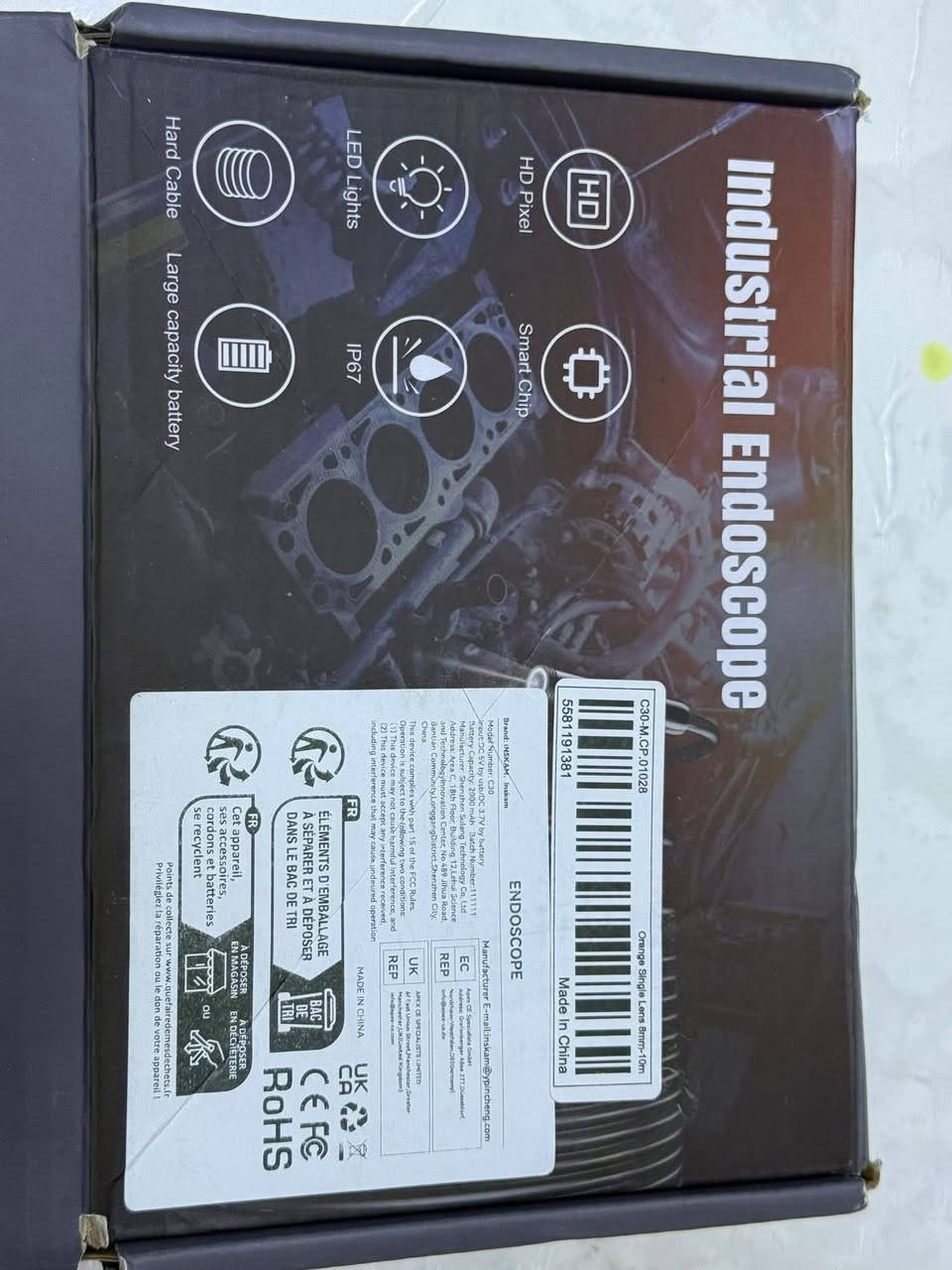 كاميرا أماكن ضيقة لفحص  السيارات و الميكانيكيات والسباكة والصيانة المنزلية تستخدم بشكل عام  السعر 35 الف


**إذا كنت صاحب هذا الإعلان وتريد حذفه لأي سبب، رجاءا أرسل رسالة إلى الدعم الفني**