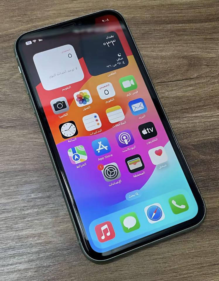 السلام عليكم 
ايفوان ١١ عادي 
امبدال فقط بطاريه 
الذاكره ١٢٨
الجهاز فوال الله شاهد 
كامرات اتصال فوال
أريده مراوس فقط بيع ما أبيع مراس ب ١٢ برو ماكس فقط 
***********
