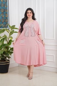 فستان قصير • كشمير • مقاسات 2XL-5XL