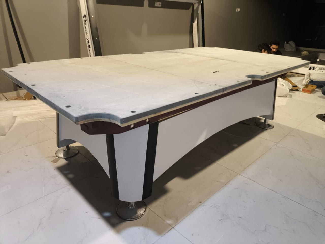 تم انجاز عمل اليوم وبشرط الضمان مع كادر مختص    عنوان بغداد حافض القاضي ملاحضة يوجد طاولات بليارد مستعمل و الجديد وجميع مستلزمات البليارد وملحقاته أستفسار مراسله الصفحا و ***********
