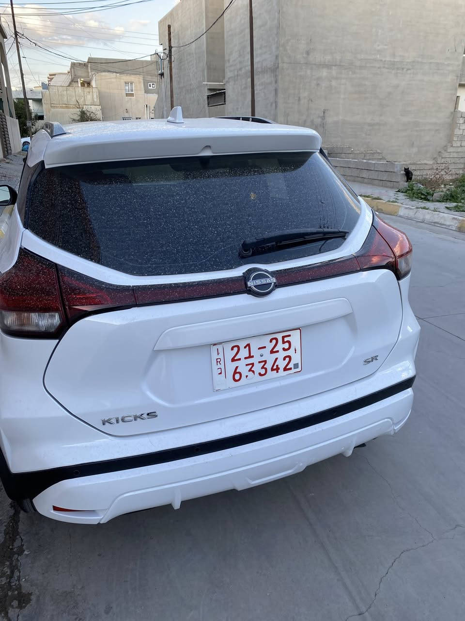 نيسان كيكس موديل 23 مواصفات SR ماشيه 30 الف ميل
كاتي تترقم محافظات الاقليم مع مدة ترقيم 90 يوم 

بونيد صبغ فقط بدون دواخل بدون ايرباك 

هذا رقم الشاصي 3N1CP5DV9PL507605

سعر 139 وبيها مجال كلش بسيط

للاستفسار الاتصال على الرقم 

***********

مكاني كركوك
