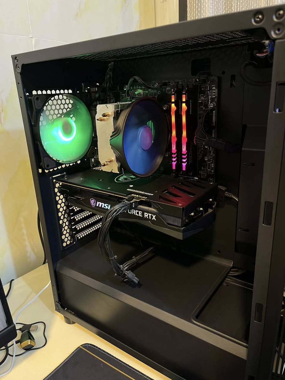 تجميعه

المعالج (CPU)
(TRAY i5 12400FMA)
المذر بور
(PRO B660M_P WiFi DDR4)
كرت الشاشه
(RTX 3050 GAMING X 8G )
الهارد
(M.2 nvme 256gb)
الرامات
(RAM 16"g*2" 3200 FURY RGB)
الكيس
(VAMPIRIC 010X)

تجميعة جديده وكراتين القطع كلها موجوده وضمان مفتوح السعر 800 وبيها مجال مال جيه
مكاني بغداد الزعفرانيه


**إذا كنت صاحب هذا الإعلان وتريد حذفه لأي سبب، رجاءا أرسل رسالة إلى الدعم الفني**