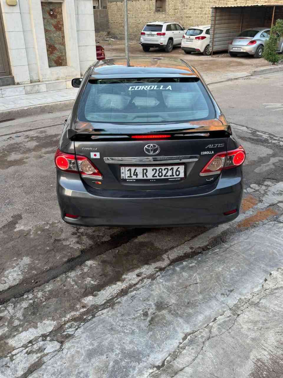 I’m السلام عليكم كورلا ١٣ مكينه ١٨٠٠ خليجيه السياره بيه حادث خلفي وبيه جاملغ خلفي امبدل وصبغته عام  رقم بصره بسمي سنويه ورقم جديد تبريد شغال داخل نظيف السعر ٧٩ مكانه بغداد حي الجهاد ***********
