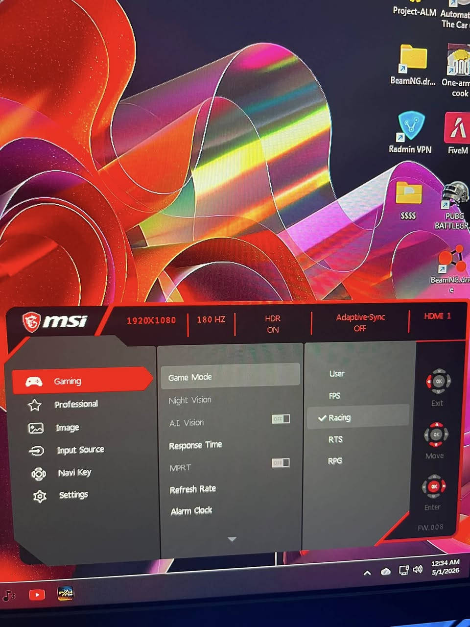 سلام عليكم
البيع 

مونيتر

Msi

180 hZ

Msi اصلي مو تقليد 

سحر ١٤٥ الف
0750 568 9575
