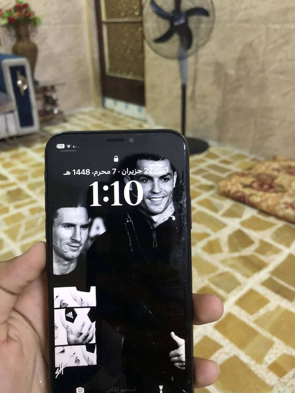 ايفون اكس عادي جهاز نضيف ذاكره 64 نضيف كلش الشاشه مابيها شي هاي لزكه مكسوره الجهاز نضيف كامرات شغالات كلشي بي شغال السعر 110 او بي مجال


**إذا كنت صاحب هذا الإعلان وتريد حذفه لأي سبب، رجاءا أرسل رسالة إلى الدعم الفني**
