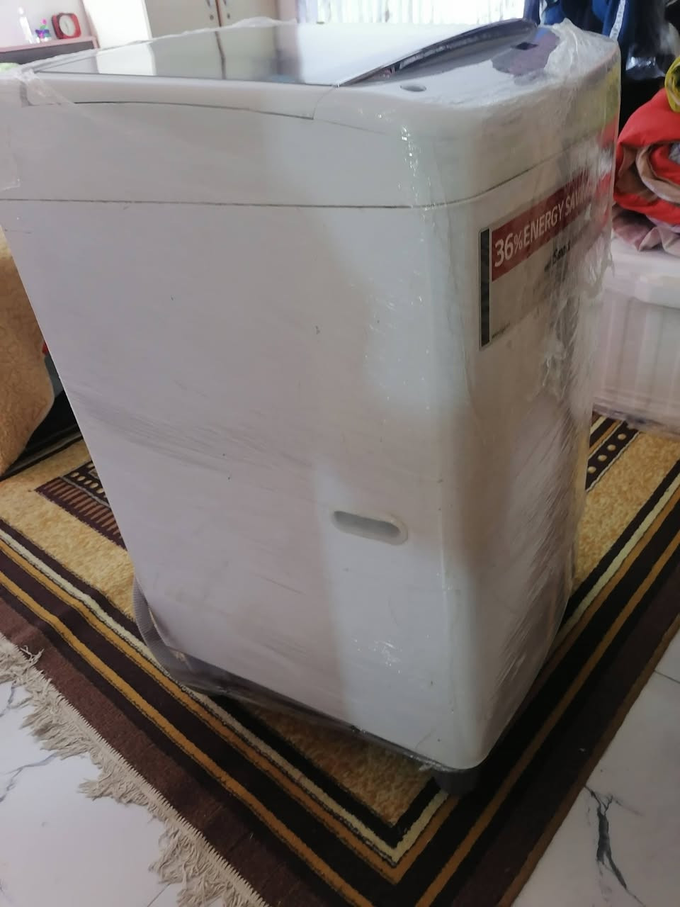 السلام عليكم غسالة اوتوماتيك جديده للبيع سعر ٥٠٠ بيهه مجال بسيط.  مرجوحه جديده سعره  ٤٥٠ مكان الحسينيه  ***********
