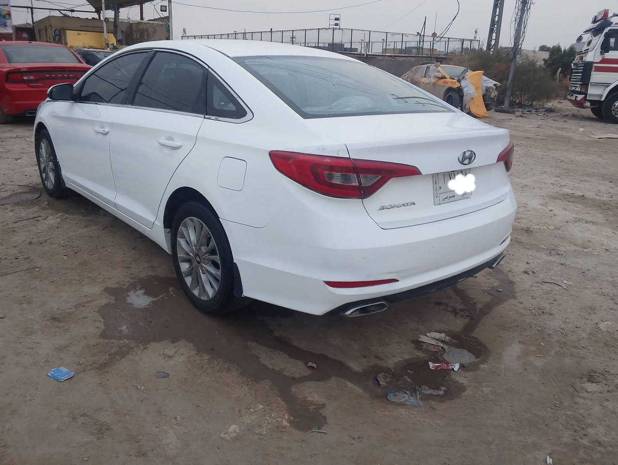 السلام عليكم سوناتا موديل 15 خليجي محرك 2400 دوش سياره بيها صبغ عام بدون شواصي رقم بابل مكان السياره الديوانيه السعر 110 وبيها مجال     رقم الهاتف***********
