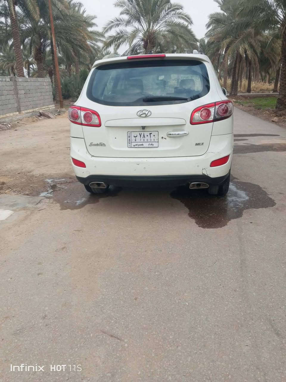 للبيع سنتافي 2012 خليجي فول مواصفات بصمه باب

 بصمة تشغيل 7 راكب 6 سلندر فتحه سلايت 

رقم بغداد باسم جيراني تحويل مباشر. 

السياره بيه حادث جاملغ خلفي أو مصبوغه

بيه صبغ بدون دواخل بجم حوض مابيه حادث. 

سياره جديده و جاهزه مال جناي جاهزه من كلشي. 

(السعر 113 وبيها مجال الشراي.) اتصل على الرقم وتدلل.

(***********).          (العنوان بابل القاسم.)
