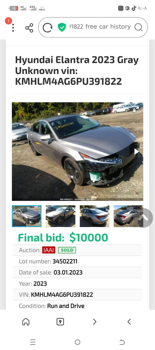 سلام عليكم
النترا موديل 23 ماشيه 60 حقيقي
رقم أربيل، السياره بسمي 
بدون ايرباك صور الحداث مرفقه في الصور 
السعر 155 وبيه مجال
للتواصل ع رقم 
***********
