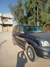 برادو 2009 فتحه سقف السياره رقم بغداد (باسمي) المحرك 6v (الضرر)  جاملخ...