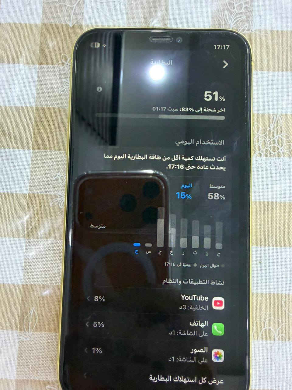 ايفون ١١العادي للبيع فقط تبديل بطاريه ينراد وشويه شاشه بيها رطوبه بس بمرور الايام جاي يروح شويه شويه السعر ٢٢٥وبي مجال


**إذا كنت صاحب هذا الإعلان وتريد حذفه لأي سبب، رجاءا أرسل رسالة إلى الدعم الفني**