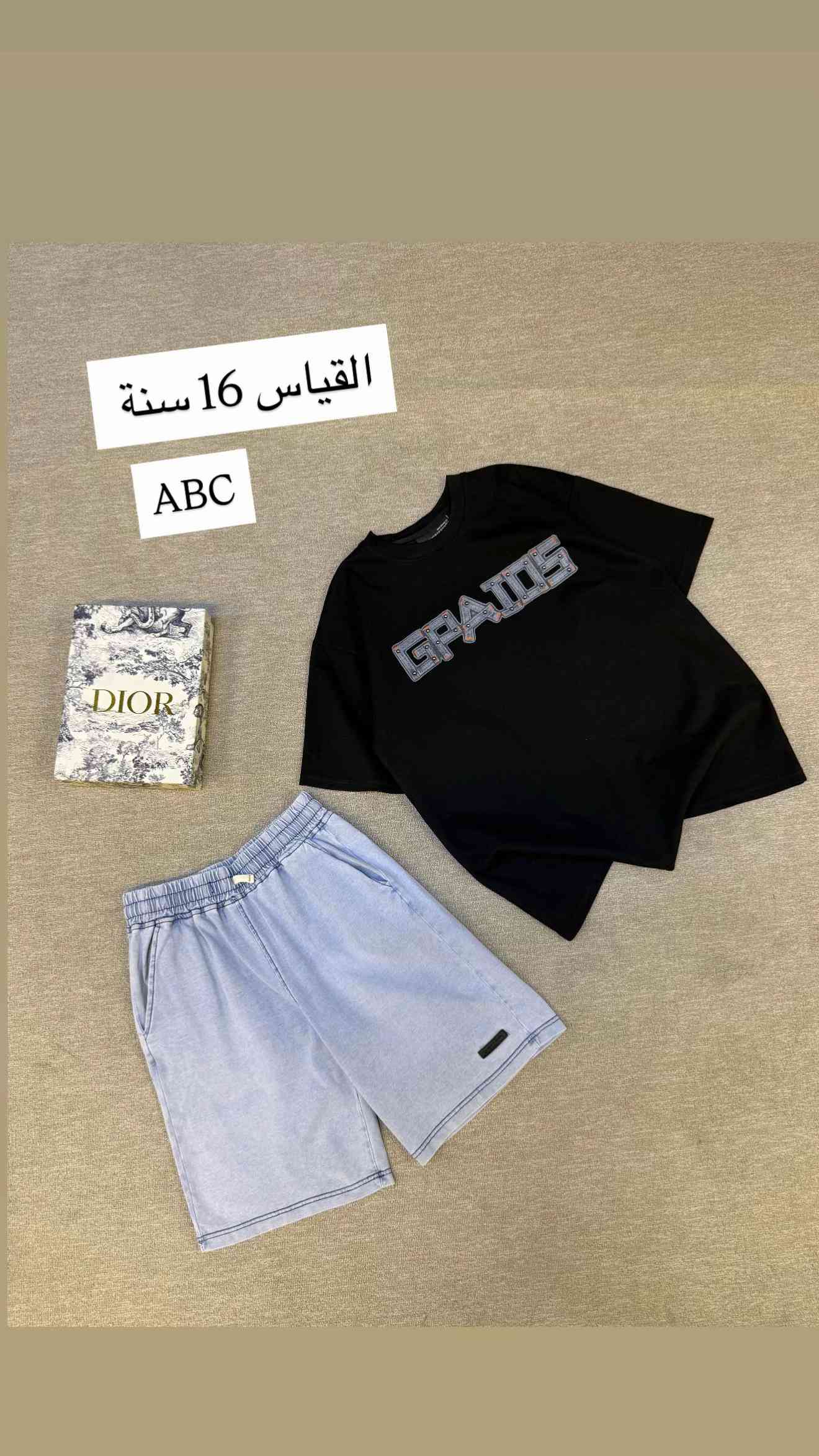 ‎⁨	⁨	⁨ ‏ ❤️ التشكيله الصيفيه المختلفه 🔥 سوتات ولادي خامه اصليه مكفوله 😍 حصريا يم abc🙏🏻🙏🏻 سوت ولادي خامه اصليه تموت ❤️ ❤️❤️ ‎موقع المحل //بغداد الاعظمية شارع ضباط مول هبي هاوس طابق اول محل abc***********⁩⁩
