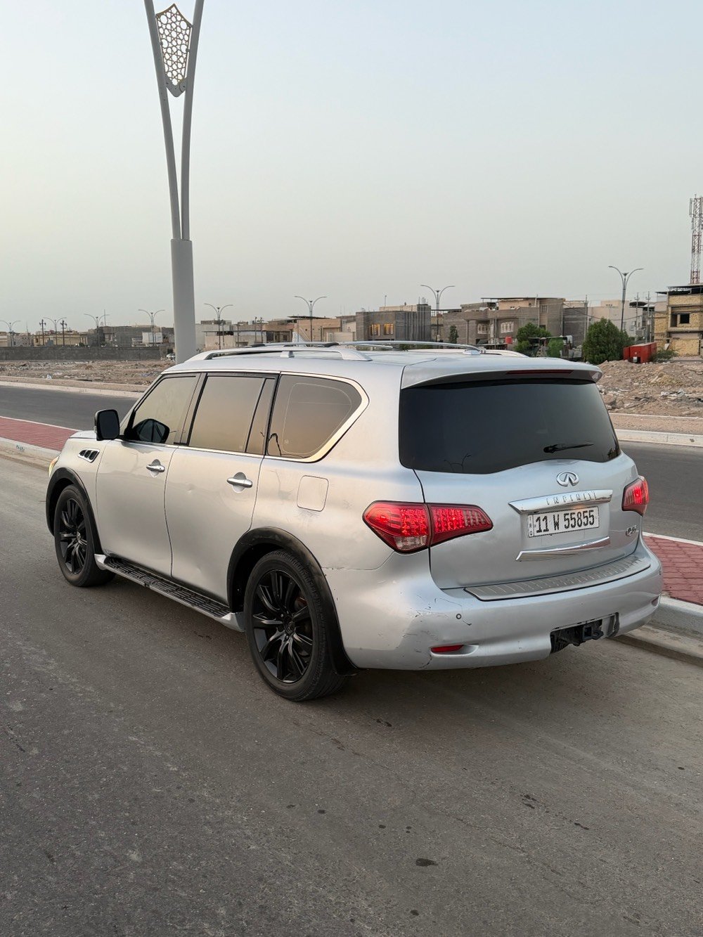 سلام عليكم
للبيع او مراوس جارجر او اوباما v6 v8 مايهم 
انفنتي qx56 2012
مكينة 5.6L v8
فول مواصفات Vip 
فتحة سقف
كشنات جلد تدفئه+تبريد
خزن ميموري
تحكم ستيرن جهتين +كهربائي+تدفئه
كشنات خلفية منفصل Vip+تدفئه
صندوك شفط
بصمة تشغيل
5 كامرات
13 سماعه من ماركة Boss
مكينه جديده
 مكينه كير كفاله
حداده 75# 
تبريد ثلج 
سياره عليه ادامه كامله من نوزلات و بلكات جدد ومجاول 
ضربته جاملغ وشبر من البنيد بدون دواخل وبيه قطعه بارد
رقم بغداد مميز تحويل ثاني يوم
السعر 156 وبيه مجال
للاستفسار ***********