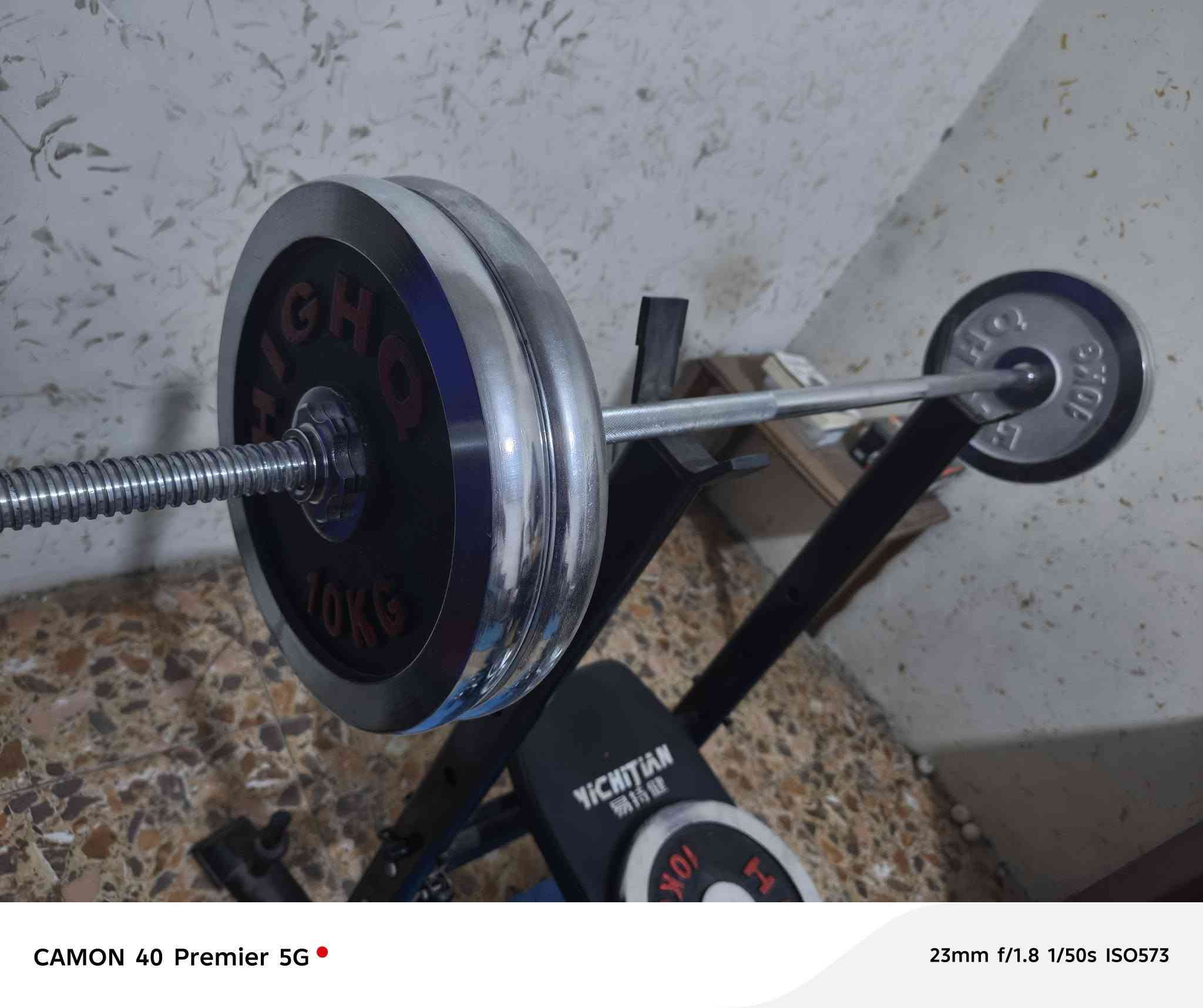 السلام عليكم
٤ اقرص وزن (١٠) كيلو للواحد 
٧ قراص وزن (٥) كيلو للواحد
سعر الكيلو - ٢٥٠٠ - 
شفت دمبلص عدد (٢) سعر - ١٠ الف -
شفت بنج طول ١٣٠ سم سعر - ٢٥ الف -
مصطبه تمارين (بنج بريس، كيل سيقان امامي وخلفي، مثبت لتمارين المعدة) سعر - ١٠٠ الف -

الاسعار نهائيه (قفل) 
اذا تشتري كلشي اسويلك خصم مرتب
ماعندي توصيل 
مكان حي الجهاد 
تواصل ع خاص


**إذا كنت صاحب هذا الإعلان وتريد حذفه لأي سبب، رجاءا أرسل رسالة إلى الدعم الفني**