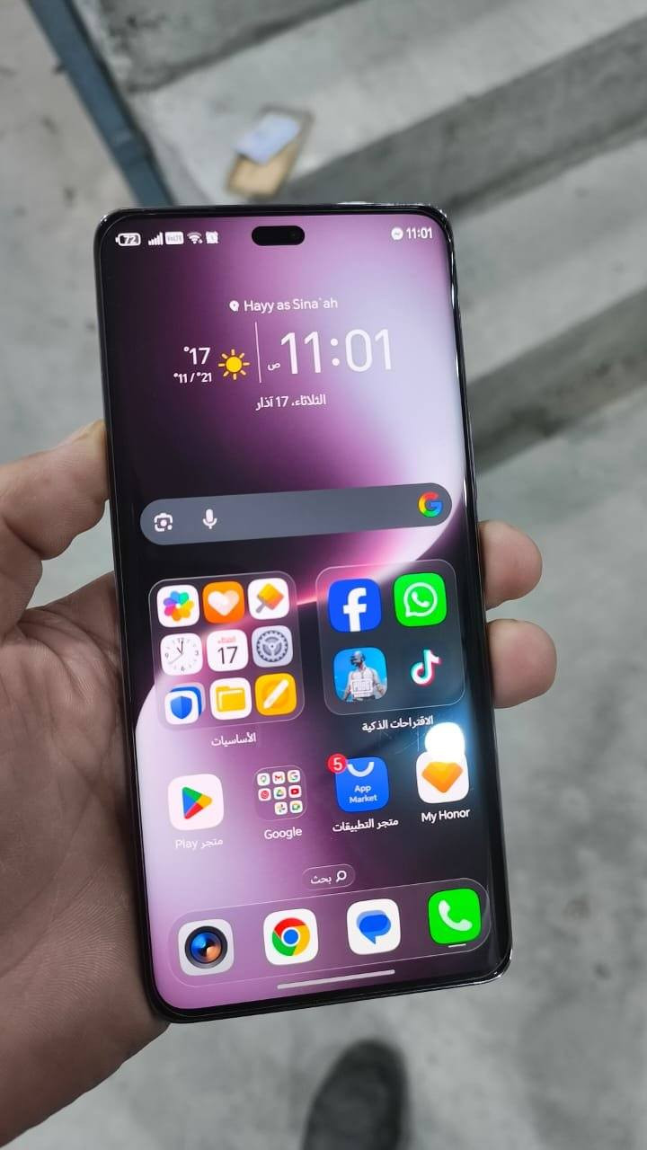 السلام عليكم للبيع هونر اكس9 سي 
او مراوس بجي تي 30 برو
ذاكره 256 عشوائيه12
جهاز نضيف بشكل
نضافه 90%
متواجد واتساب: ***********
 السعر: 270

ملاحضه: الجهاز ما ويا ملحقاتة
