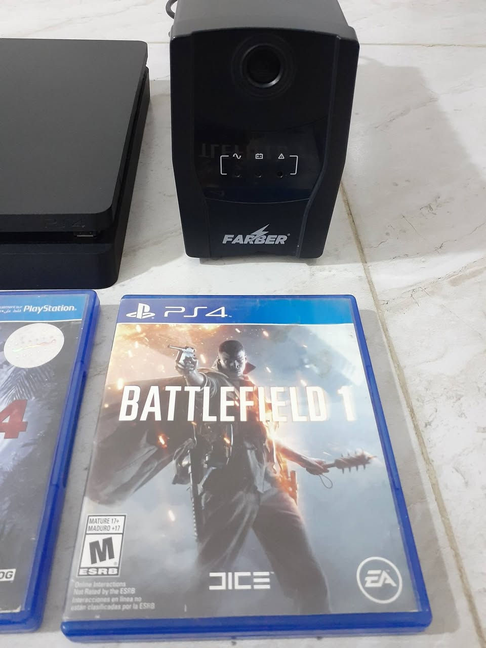 السلام عليكم 
بلي فور للبيع ويا 5 أقراص وUPS وجوستك 2 ودايركسون 
بس بي مشكله بسيطة مكاني بابل ب250 ألف


**إذا كنت صاحب هذا الإعلان وتريد حذفه لأي سبب، رجاءا أرسل رسالة إلى الدعم الفني**