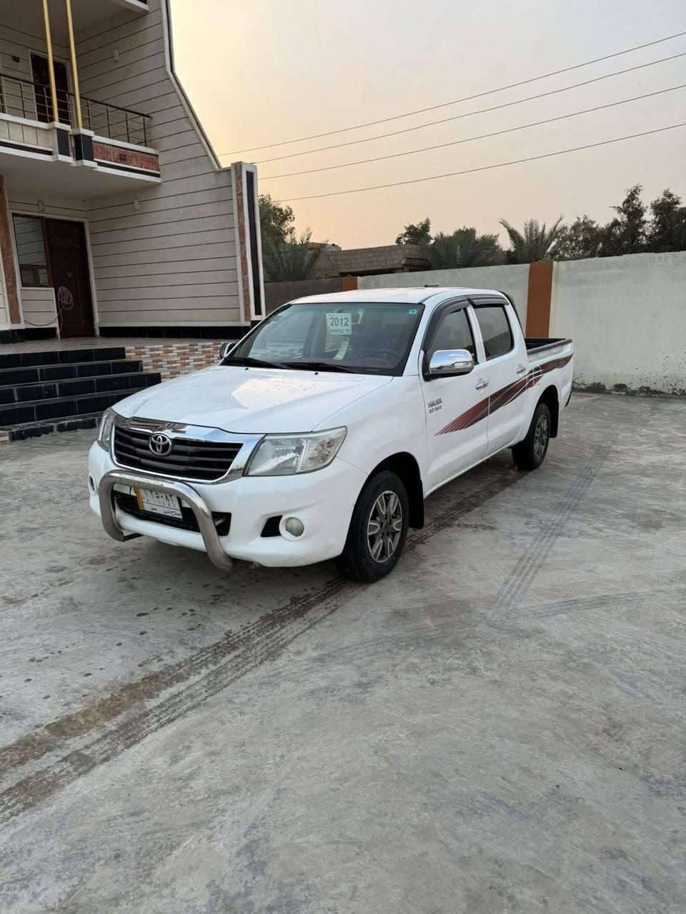 السلام عليكم 
بيكم عذاري 
موديل ٢٠١٢ 
رقم صلاح الدين 
شرط التحويل 
بدون صبغ
شاصي ١٢ مواصفات سعودي 
فقط بارد بالطاسة الخلفية شبر
السونار بالمنشور  
محرك مفتوح كير شرط حدادية صدر جديد
 ترايهة حيل حلوو
 ماشية ٢٤٠ 
السعر ١٨٥ وبي مجال 
مكان السيارة صلاح الدين العلم 
للاستفسار الاتصال ***********
