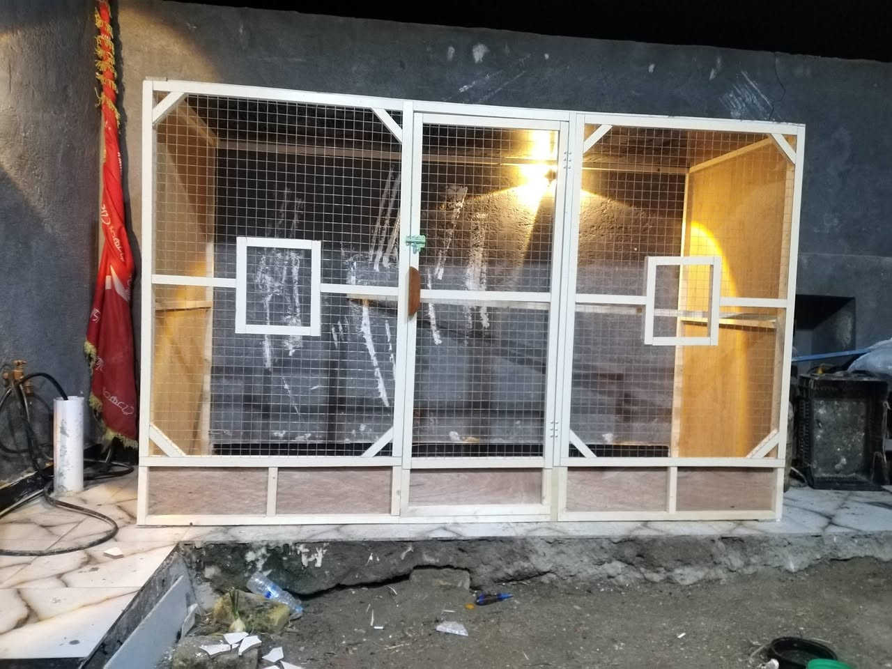 ياالله
تم اكمل قفص لاحد الاخوه الطيبين
شغل شرط المتانه 
قياسه العرض 250 
الارتفاع 150
النزال 90
للاستفسار تفضل خاص وتدلل
*********** واتساب
