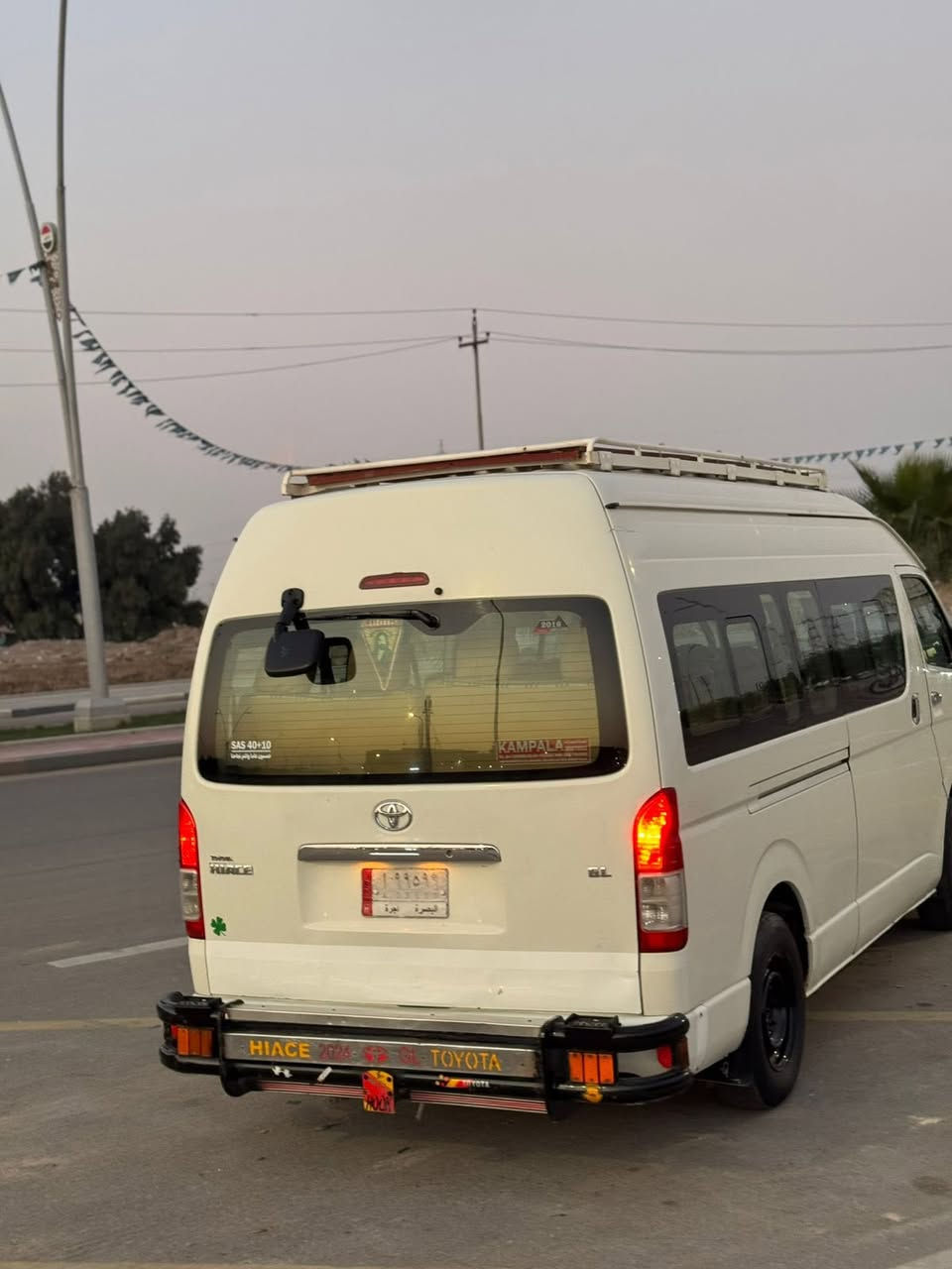 السلام عليكم هايس 2016 سياره جديده مكينه كير اكسل حداديه كله جديد رقم بصره تحويل ثاني يوم تاخذها مصفره غرامه وهيئه وضريبه للاستفسار:***********
