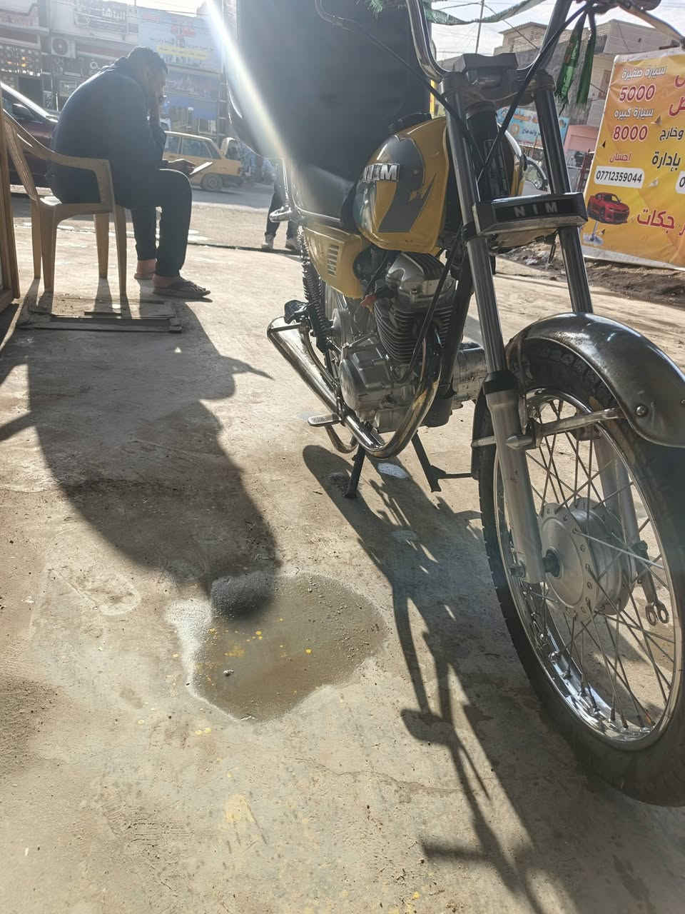 دراجة ناريه موديل 2022 /السعر 550الف وبيه مجال اوراقه اصوليه سبعه امكمركه كامله دراجه جاهزه للشغل اي نواقص مابيه ***********
