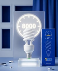 مصباح حلزوني • كارتون ٢٥ قطعة • ضمان