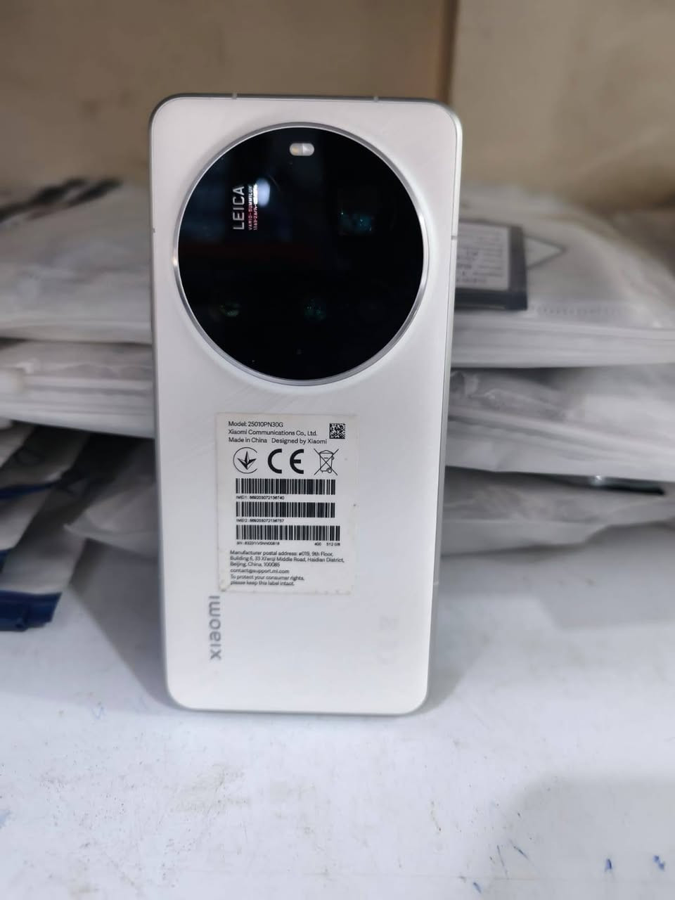 Xiaomi 15 Ultra
شاومي 15 الترا نسخه عالميه 

جهاز غني عن التعريف مواصفات قويه جدا

ذاكره /512

رام /16+16

الشاشه /(LTPO AMMOLED (2k /120 hz

المعالج / سناب دراگون  8 ايليت

نظافه /95 بس زلغات خفيفه والصوره كدامك نضيف جدا

صحه البطاريه /100

حجم البطاريه / 5410 مللي 
الموبايل جديد شخط مابي
الاتصال على الرقم ‏‪***********‬‏
