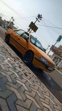 بيجو بارص للبيع سياره كفاله بس بيها الباب الخلفي موضح بصوره بي تكحيل و...