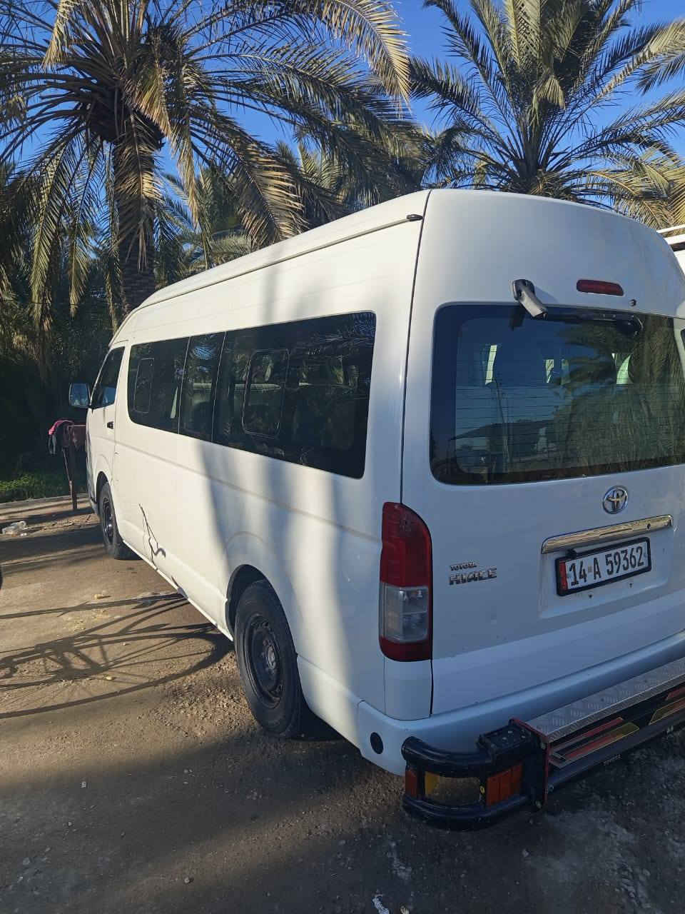 السلام عليكم هايسه موديل 15 مكينه وكير وكسن مكفولات  بدي  مكفول رقم السياره بصره نكليزي مكان السياره دوانيه بسمه مكلف بل نشر اتصل ع الركم*********** السعر 3 شدات وبيه مجال حق الجيه مكلف بل نشر
