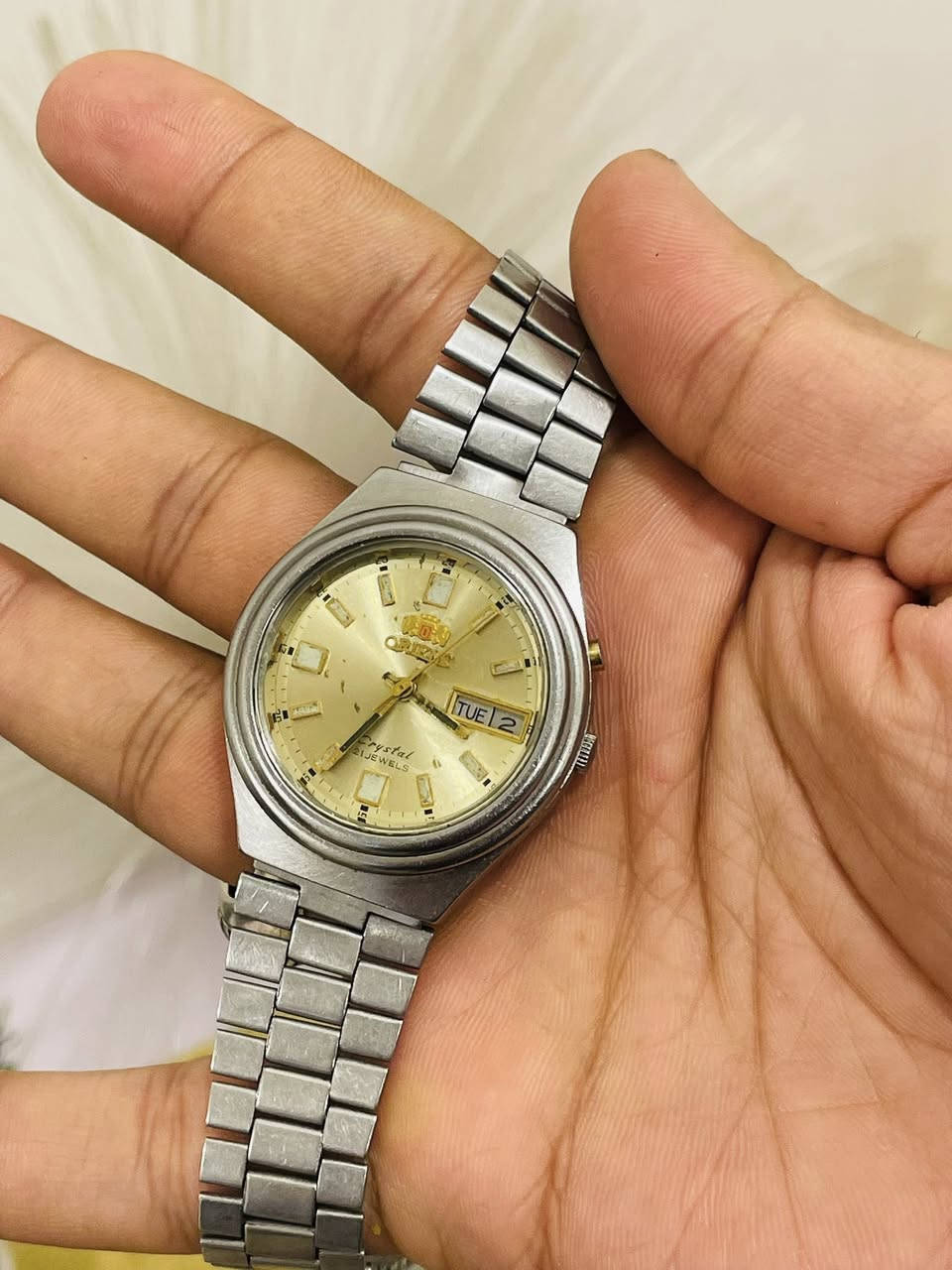 اورينت اوتماتيك مكينة 21 حجر نافذة للتاريخ عقارب وأرقام فسفورية قطر 38


**إذا كنت صاحب هذا الإعلان وتريد حذفه لأي سبب، رجاءا أرسل رسالة إلى الدعم الفني**