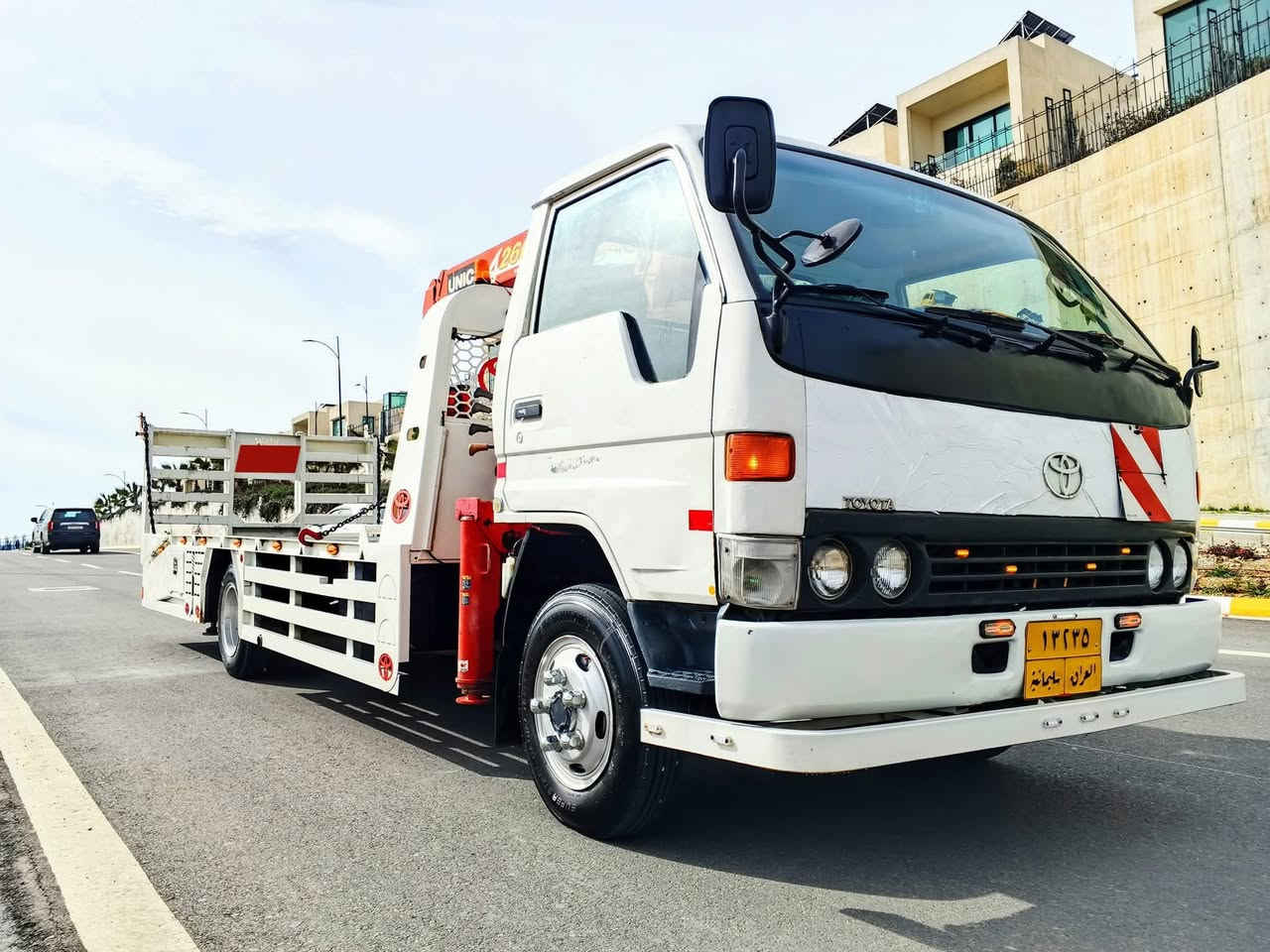 السلام عليكم 

للبيع تويوتا داينا كرين فلات موديل ( 2002) ماشاءأللة ♥️
حجم 300 / B14 / مكينە بمونوزل 4 سلندر 5 برغي 
كرين يونك أوروبي (0) جديد جديده مامشتغل العراق 
كرين 2,600 طن 2 سلايت !4 رجلين موديل كرين 2010
طول بدي 5,60 متر صافي باب دفتري 
السيارة ماشاءأللة جديد جديده نفس الصورة 
مابي اي نقص محرك + گیر + شاصي + كرين مكفول بشرط 
تخم تايرات و باتري جديده رقم سليمانية 
عنوان السليمانية مركز مدينة قريب السرجنار 
***********
shabaz : kren
