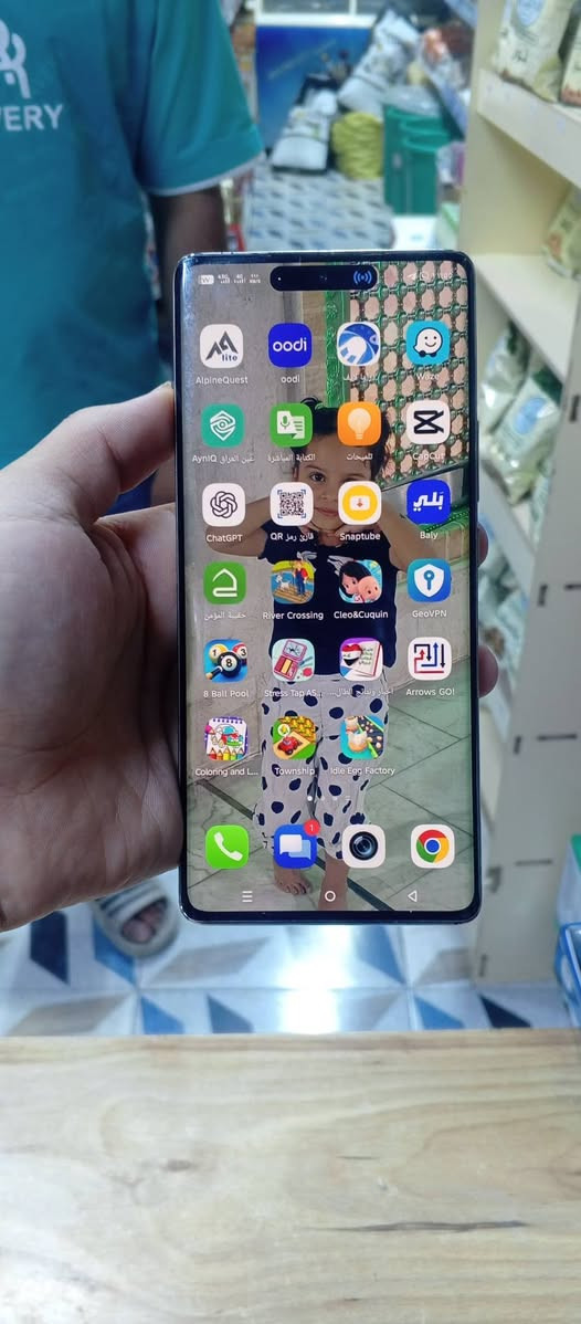 سلام عليكم هذا هاتف Infinix Note 40 باللون الأخضر العتيق.السعة: يأتي بذاكرة تخزين داخلية بسعة 256 جيجابايت.الكاميرا: يتميز بكاميرا خلفية رئيسية بدقة 108 ميجابكسل.البطارية والشحن: يحتوي على بطارية بسعة 5000 مللي أمبير ودعم للشحن السريع بقدرة 45 واط استخدام قليل سعر 300 وبي مجال مكاني حلة توصيل موجود


**إذا كنت صاحب هذا الإعلان وتريد حذفه لأي سبب، رجاءا أرسل رسالة إلى الدعم الفني**