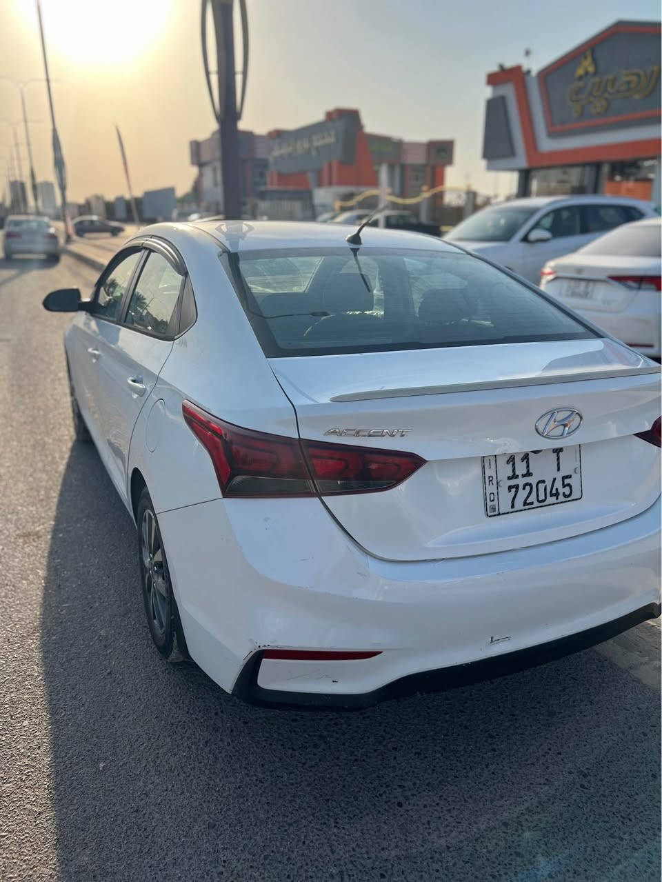 اكسنت 2019 
ضرر قطعتين بنيد وباب السايق بدون دواخل
محرك لاتبخير ولا تنقيص كير مكفول تبريد تدفئه 
مواصفات تحكم استيرن 
ثلاث انظمه بالگير سبورت/ايكو اقتصادي /عادي
سياره جاهزه للاستفسار *********** وبيه واتساب 
والسعر ع خاص الفلوجة, الأنبار
