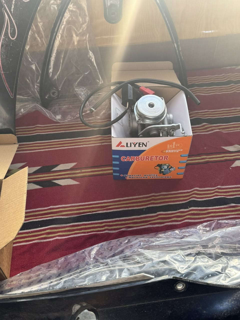 سلام عليكم
شباب كفرات ماكس بلادي ختم واحد سعر 35 ويه لسبايدر

  وكابريتر  جديده مصار اقل شهر من شاده سعر 15

كيج شغال بس ناقصه فيشه شعر 5

فاكيوم نضيف سعر 3


**إذا كنت صاحب هذا الإعلان وتريد حذفه لأي سبب، رجاءا أرسل رسالة إلى الدعم الفني**