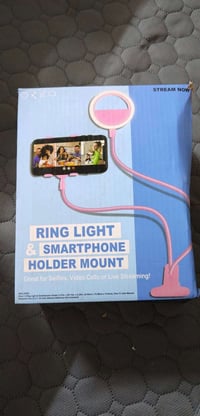 ماسك هاتف • رينغ لايت • شغال بالبطاريات