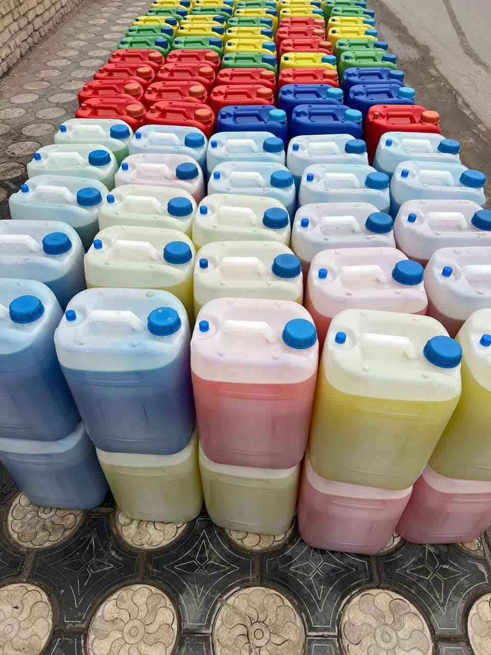 افضل المنظفات وشرط عن تجربه الي ميعجبك يرجع

زاهي 3 لتر ب 2.000
زاهي جلكان 20 لتر ب 12.000

تايت سائل شرط الاستخدام
1 لتر ب 1.000
2 لتر ب 3.000
10 لتر ب 8.000
20 لتر ب 15.000

شامبو عبايه شرط الاستخدام
1 لتر ب 1.000
2 لتر ب 2.000
3 لتر ب 3.000
20 لتر ب 20.000

صابون سائل عطر طوري للجسم والشعر
1 لتر ب 1.500
2 لتر ب 3.000
10 لتر ب 14.000
20 لتر ب 27.000

معطر ارضيات ومعطر ملابس ومعطر جو عطر يدوم
1 لتر ب 1.000
2 لتر ب 2.000
3لتر ب 3.000
عطرر عود اخضر + عطر مسك دموي + عطر فضيحه الماني + العتبه العربيه + لميس

فلاش + قاصر سعودي شرط الاستخدام
4 لتر ب 2.500
1 لتر. ب 1.000 الف دينار

مزيل دهون يستخدم للمطبخ ومكائن السيارات والمولدات شرط الاستخدام
1 لتر ب 1.000
5 لتر ب 4.000

مزيل دهون 20 لتر ب 20 الف

الطلب والاستفسار الاتصال عل هاذا الرقم 
(***********)

يوجد خدمه توصيل
