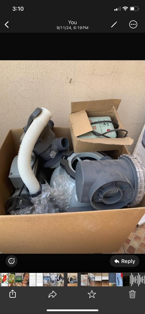 Intex Sand Filter Pump – Brand New, Never Used

For sale: Intex sand filter pump for swimming pools.
✅ Brand new, never used
✅ Still in the original box
✅ Ideal for keeping pool water clean and clear
✅ High-quality and reliable filtration system

💵 Price: $100

للبيع مضخة فلترة رملية للمسابح من Intex
✅ جديدة بالكامل ولم تُستخدم أبداً
✅ ما زالت داخل العلبة الأصلية
✅ تساعد على إبقاء مياه المسبح نظيفة وصافية
✅ جودة ممتازة وأداء موثوق

💵 السعر: 100 دولار


**إذا كنت صاحب هذا الإعلان وتريد حذفه لأي سبب، رجاءا أرسل رسالة إلى الدعم الفني**