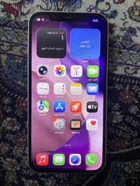ايفون 12 وتر بروف مامفتوح ذاكرة 128و بطارية 80  بي بس فطر بالضهر اصلا ...