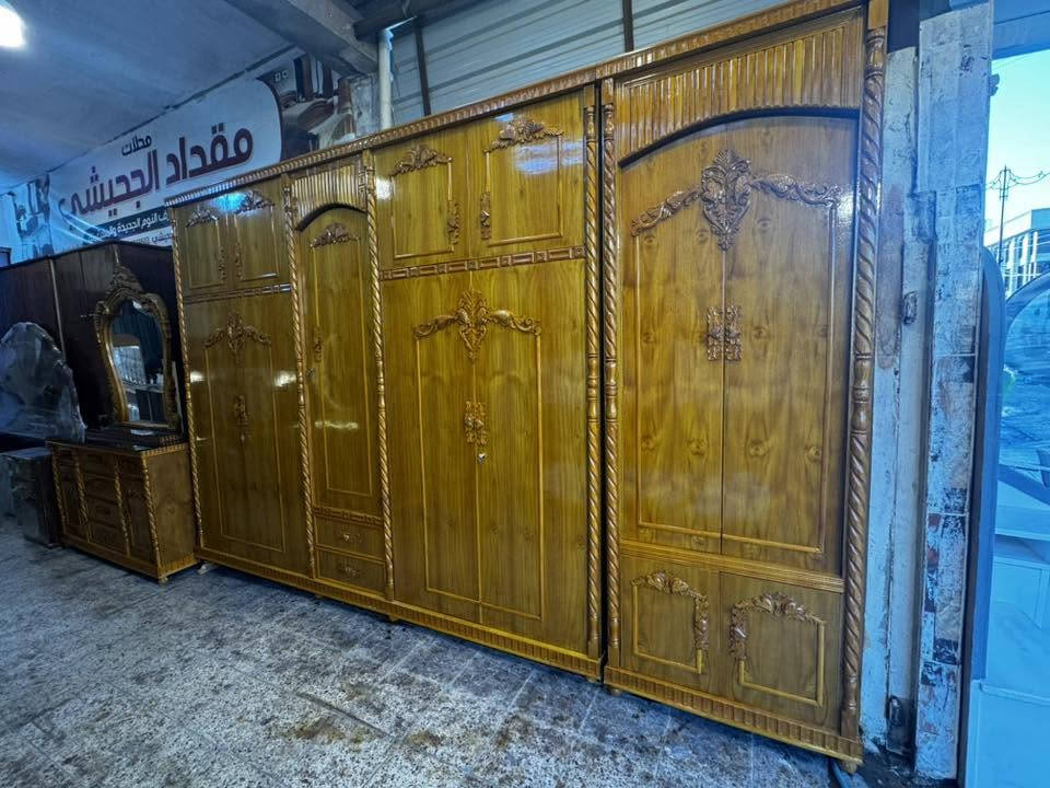 ‏بسم الله الرحمن الرحيم
‏من معرض ومحلات مقداد الجحيشي
‏لدينا غرفة نوم مستعمل صاج خمس أبواب ملحق 
‏غرفة صبغ حراري كلها زان
‏غرفة رقم واحد عنوان المعرض موصل القدسية الثاني
‏￼ الاستفسار على الأرقام￼
‏‎***********
‏*********** ￼￼￼
