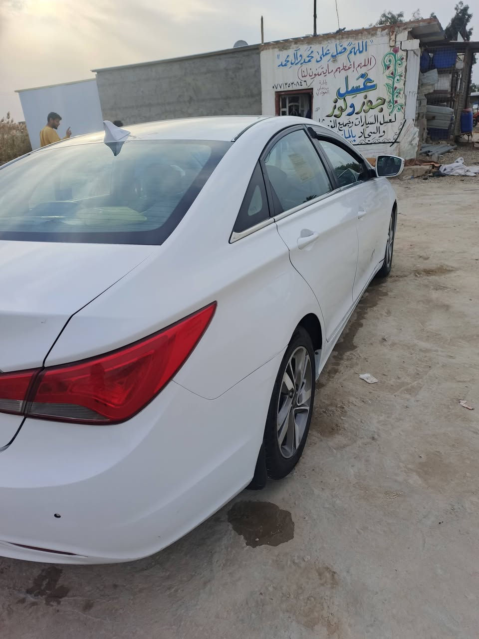 السلام عليكم سوناتا موديل ١٣ خليجي حادثه بنيد وصبغ جاملغ شواصي ولغد مكفول رقم سليمانية دولي  ١٠٥ وبيه مجال ***********
