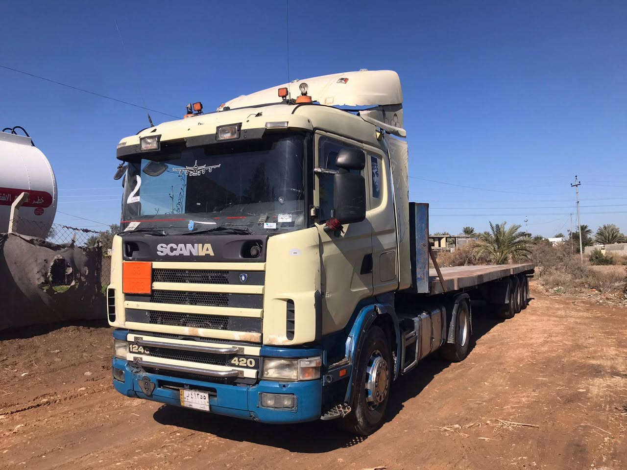 سلام عليكم سكانيا 2002انجكتر لاصرف ولابخار تخم تاير مربوطه فلات السياره مكفوله كفاله عامه جاهزه للعمل شرط التحويل مكان واسط الصويره استفسار ***********
