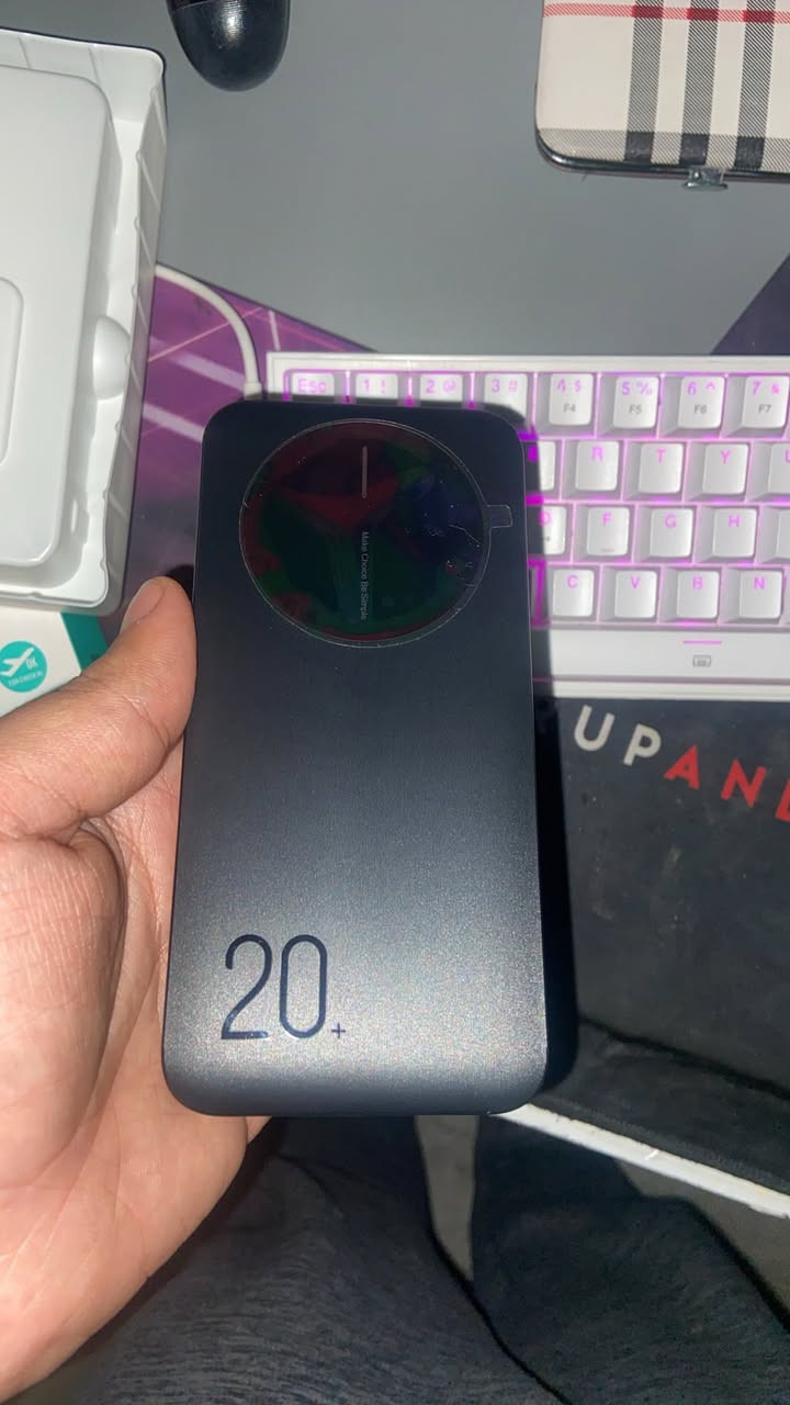 باور بنك 20.000الف ملي امبير يدعم الشحن السريع 3 منافذ نضيف جدا ماركة جوي روم العالمية يتوفر توصيل والسعر 20الف فقط


**إذا كنت صاحب هذا الإعلان وتريد حذفه لأي سبب، رجاءا أرسل رسالة إلى الدعم الفني**