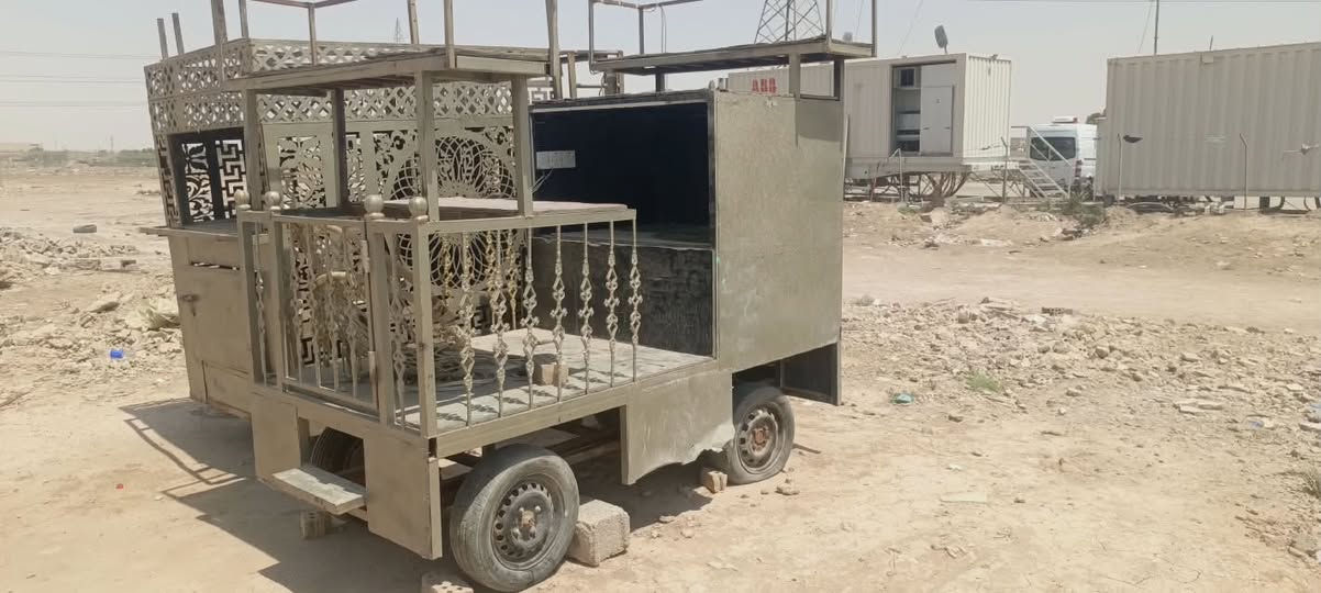 عربانة عدد 2 للبيع جاهزات من كلشي وبيهن مكان للمولدة ومكان للدمام ومكان للتخزين مثل ما موضح بالفيديو والصور مكان بغداد
السلام عليكم 
عربانة عدد 2 للبيع جاهزات من كلشي وبيهن مكان للمولدة ومكان للدمام ومكان للتخزين مثل ما موضح بالفيديو والصور مكان بغداد
للاستفسار الاتصال على الرقم ***********واتساب
