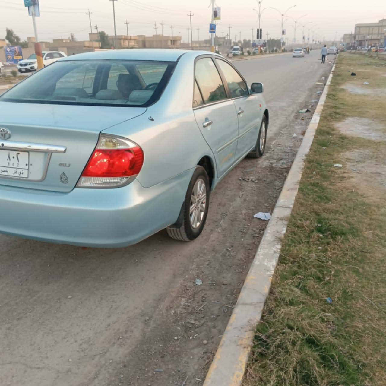 كامري موديل 2005 خليجي سياره جاهزه حداديه حديدتهم تاير جديد سياره خير من الله رقم مميز بسمي السياره مصبوغه عام اثر جراد السعر 98 قابل للتفاوض مكان ذي قار الشطره ***********
