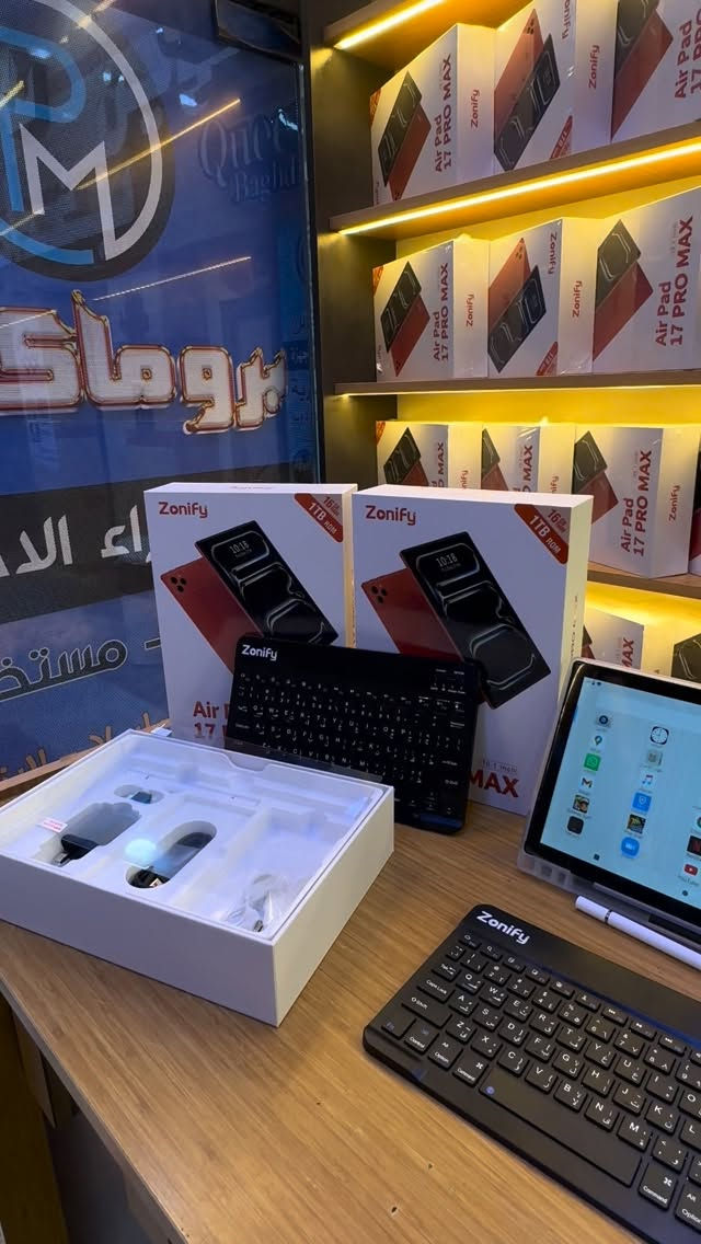 ⁨ ⁨ ⁨ وكاله خاصه بمركزنا
فقط بـ 155 الف والتوصيل مجاني
تاب Air Bad 17 pro max
وتحت ضمانا الخاص
(30 يوم استبدال في حال وجود خلل مصنعي + 360 يوم بطاريه وسوفت وير مجاني )
· جديد بالكارتونه
· حجم شاش10.1انج
شحن Type c السريع
يدعم سيم كارت عدد 2 نت واتصال
ذاكره Gb 128 و رام Gb 8
· مع ملحقات شاحن
· كفر
. لاصق شاشه
.سماعة بلوتوث
. كيبورد
· قلم
الكاميرا الأمامية 2 ميجابكسل
· الكاميرا الخلفية 8 ميجابكسل
الدقة: 800 x 1280
· عمر البطارية 7200 مللي أمبير في الساعة (
المختلط)
· وحدة المعالجة المركزية Octa-Core Processor
لتوصيل مجاني لكل محافضات العراق
للحجز مراسله الصفحة ، اول الاتصال على الرقم 
***********
وتشرفونا بالمركز 
بغداد زيونه شارع الربيعي مجاور الكوخ عماره كوين بغداد اسم المحل برو ماكس⁩⁩
