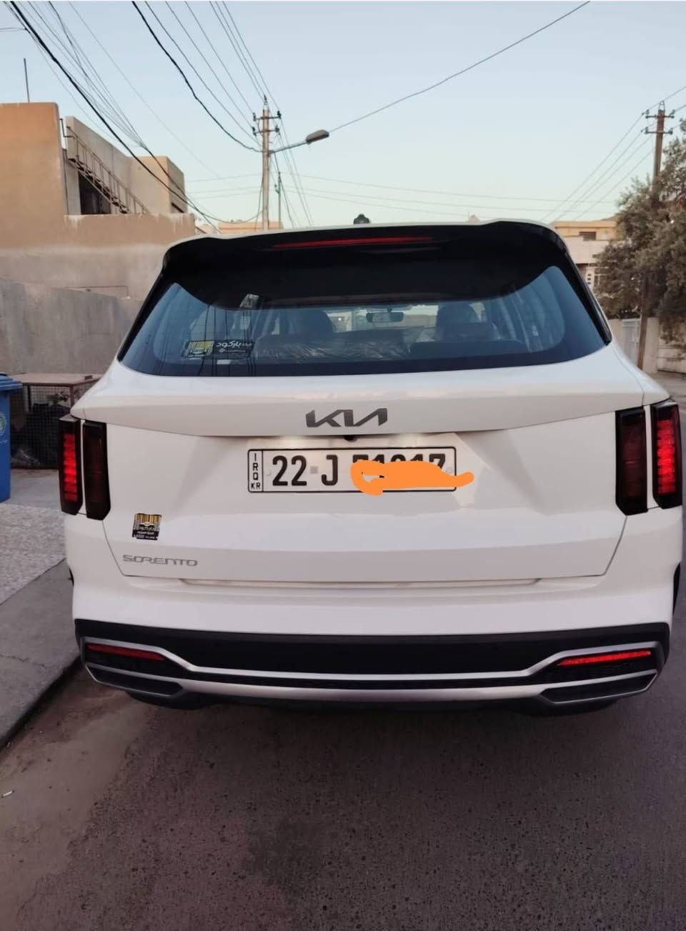 السلام عليكم
سورينتو 23 خليجي

ماشية 33000 كم

7 راكب

محرك ٤ سلندر 2500

بصمة وتشغيل عن بعد

شاشة لمس مناخين منفصل

رقم أربيل بأسمي وهزة جديدة

السيارة مكفولة كفالة عامة من صبغ او تبديل

بيها اربع رصعات حالوب مامبين نهائي 

مكاني بالموصل ***********

الرقم بي واتس اب 

السعر 253 $

بشرط أرخص سعر سورينتو ٧ راكب
