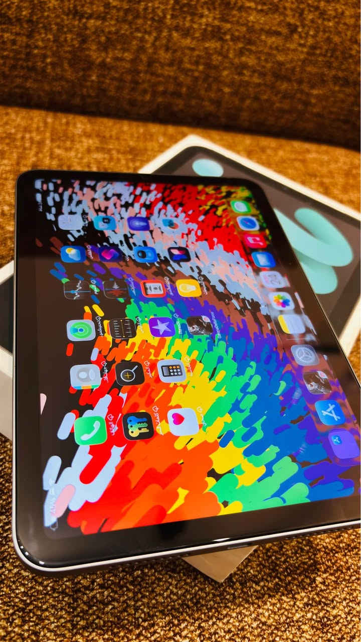 ايباد مني 7 معالج A17برو العملاق
ذاكرة 128.
بطارية 100/ مشحون 26 مرة. بعده داخل ضمان ينتهي بشهر العاشر. 
كامل ملحقات كارتون وشاحن. 
وياه لزكة اصليه. 
بيع او مرواس مع ايباد برو معالج m4.  
نظافة 100‎%‎100
السعر 650 وبي مجال بسيط. 
مكاني النجف. توصيل غير متوفر النجف, العراق


**إذا كنت صاحب هذا الإعلان وتريد حذفه لأي سبب، رجاءا أرسل رسالة إلى الدعم الفني**