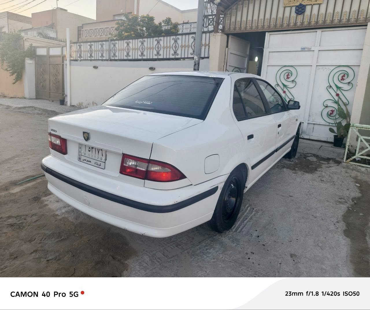 سمند 2017 رقم كربلاء باسمي رقم نكليزي سنويه لل2028  كفاله عامه ***********
سعر 65 وبيه مجال وترهم مراوس  حسب القناعه 
مكاني نجف
