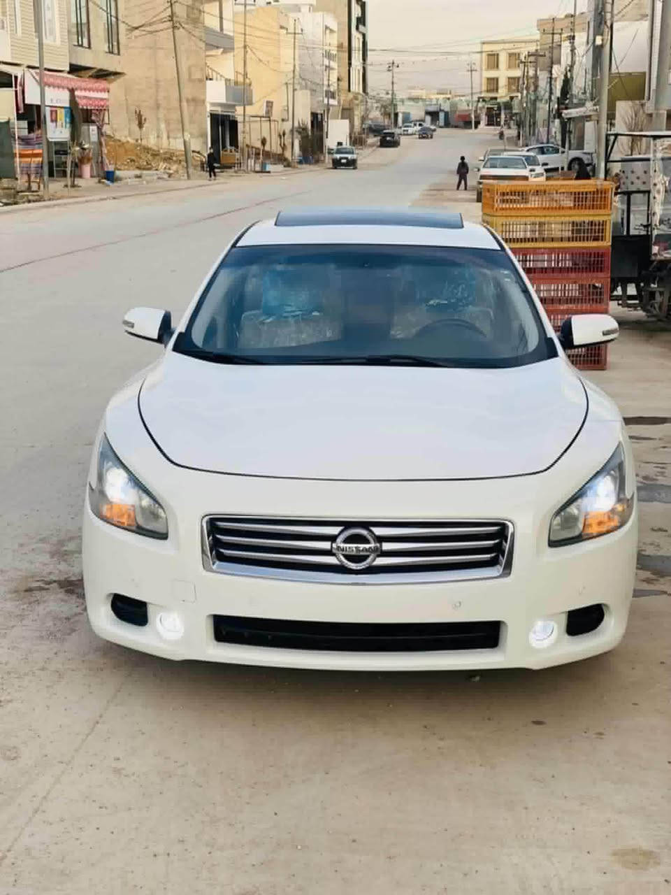 نیسان ماگزیما ٢٠١٣ ڕەقەم سلێمانی کلین تایتڵ تەقەو ڕەقە و گێرو مەکینە بە شەرت برخوی بانەدراوە قەپات مواسەفات فول فولە کلین تایتڵ 
سعریشی تەنها ١٠٤ گەلا 
*********** السليمانية, العراق
